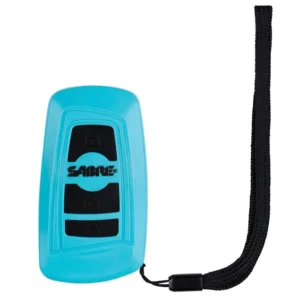 3-In-1 KeyFobStunGun w/Alarm&Light Teal
