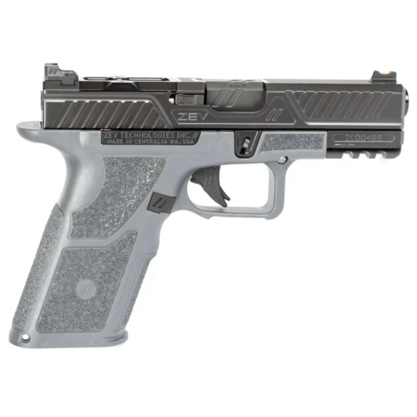 ZEV OZ9C COMBT 9MM PSTL COMPCT SLIDE GRY X GRIP - Image 2