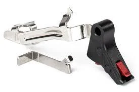 ZEV PRO FLAT FACE TRIGGER BAR KIT SMALL BLK/RED