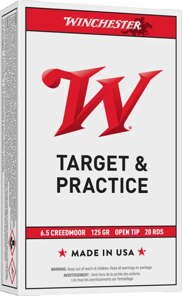6.5CR 125GR FMJ OPEN TIP 20RD