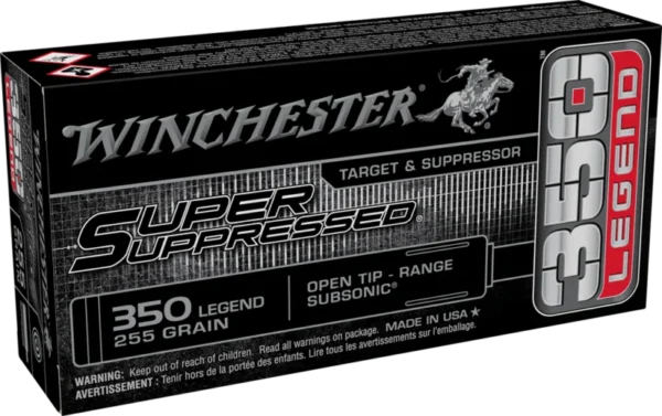 350 LEGEND 265GR SUPER SUPPRESSED OPN TIP RANGE SUBSONIC